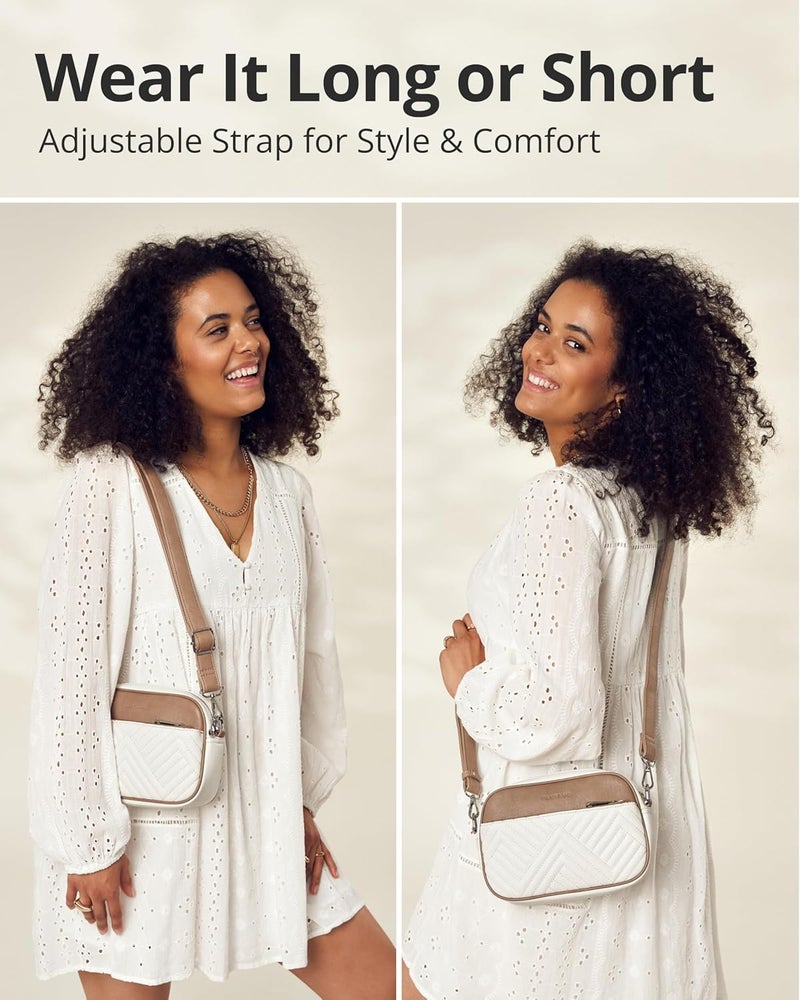 Vantamo Crossbody Bags For Women with Anti-Pickpocket Clip, Premium Purses for Women, Adjustable Strap Handbags & Gift Box - Image 4